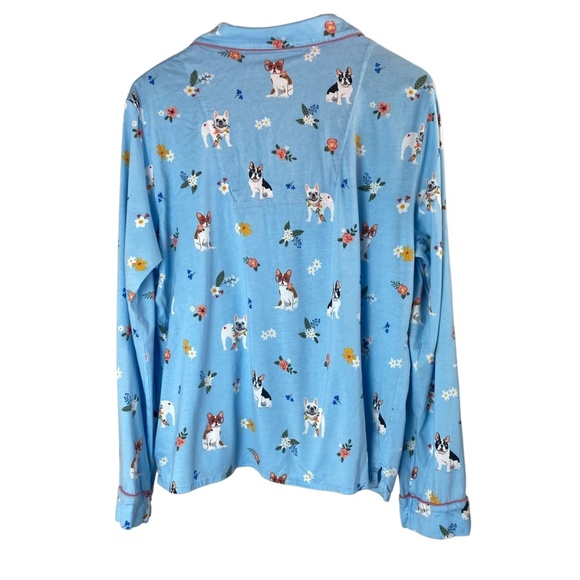 P.J. SALVAGE Pajama Set Paws & Breathe Dog Print Size L - Picture 4 of 14